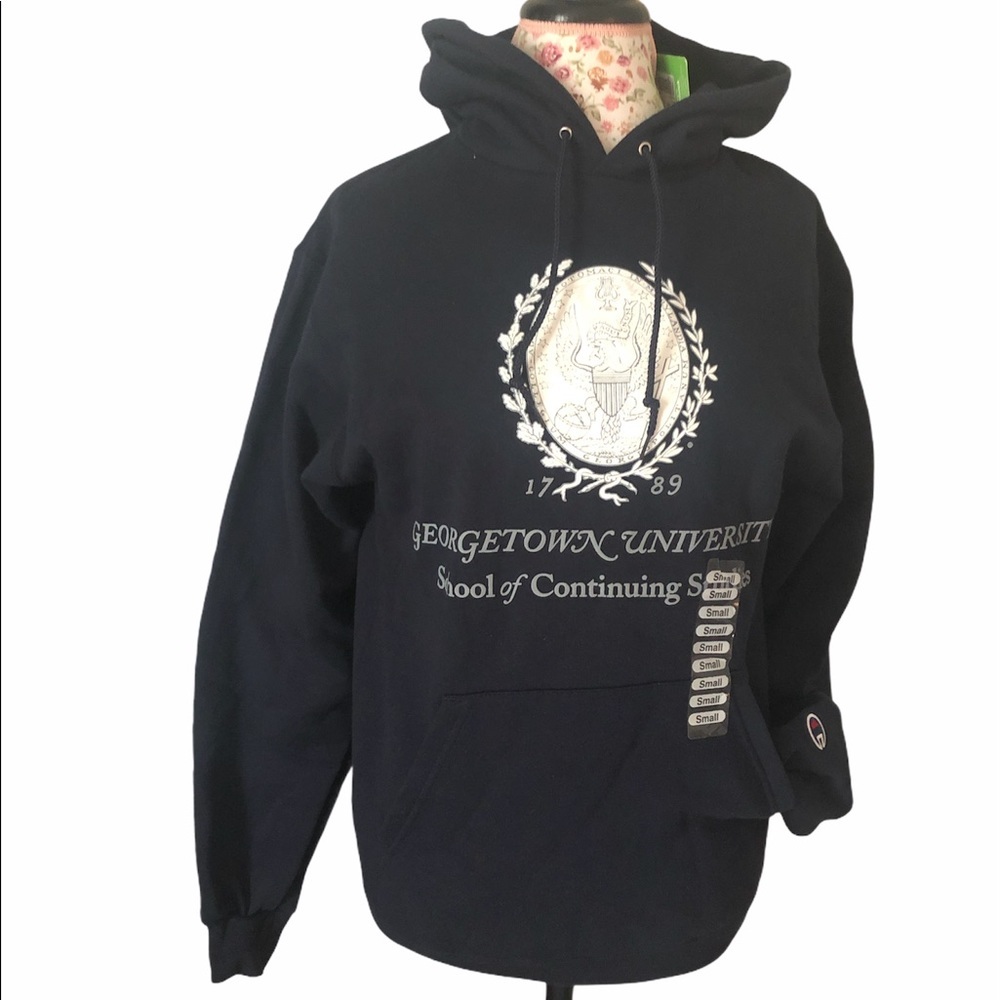 Georgetown University Champion Hooded Pullover S